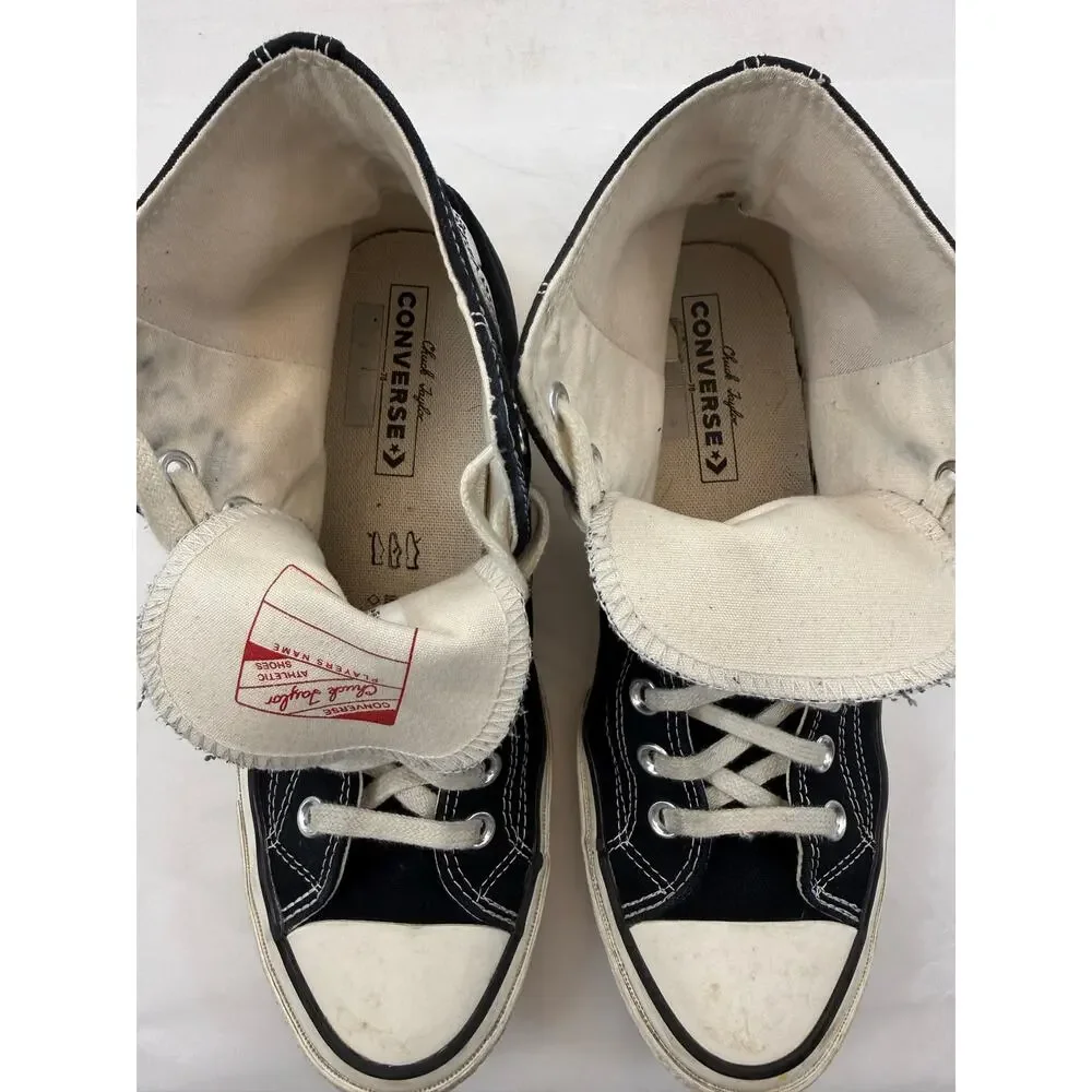 Converse Chuck Taylor All Star High Top Black Sneakers Mens 8.5 Womens 10.5